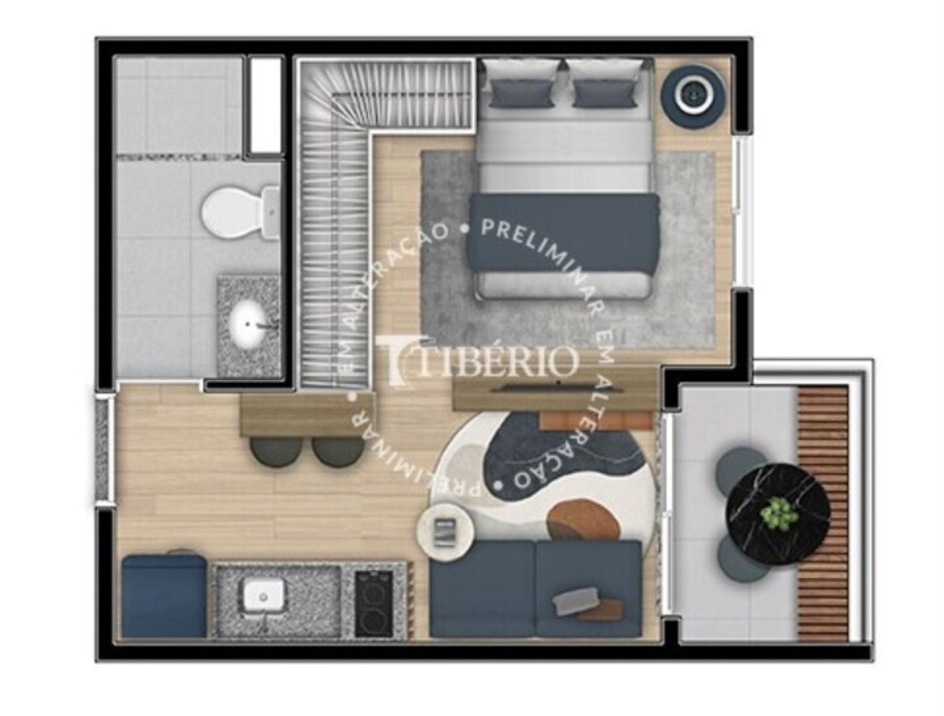 Apartamento à venda com 1 quarto, 25m² - Foto 25
