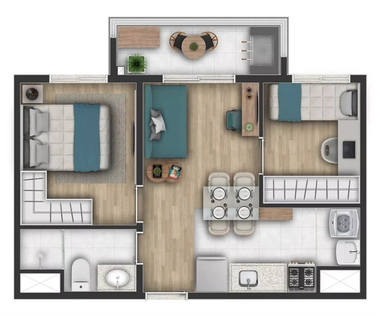 Apartamento, 2 quartos, 38 m² - Foto 4