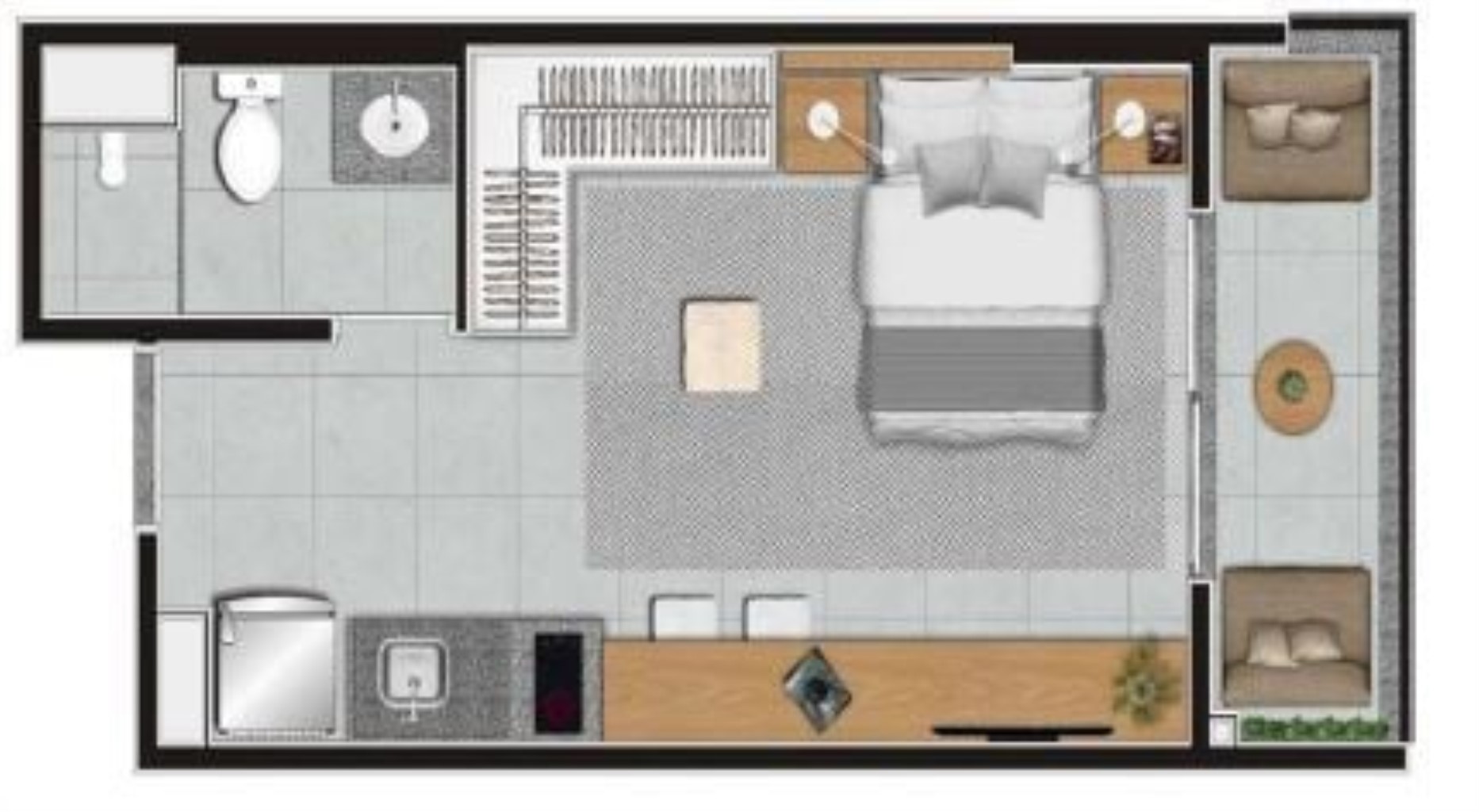 Apartamento, 1 quarto, 24 m² - Foto 20