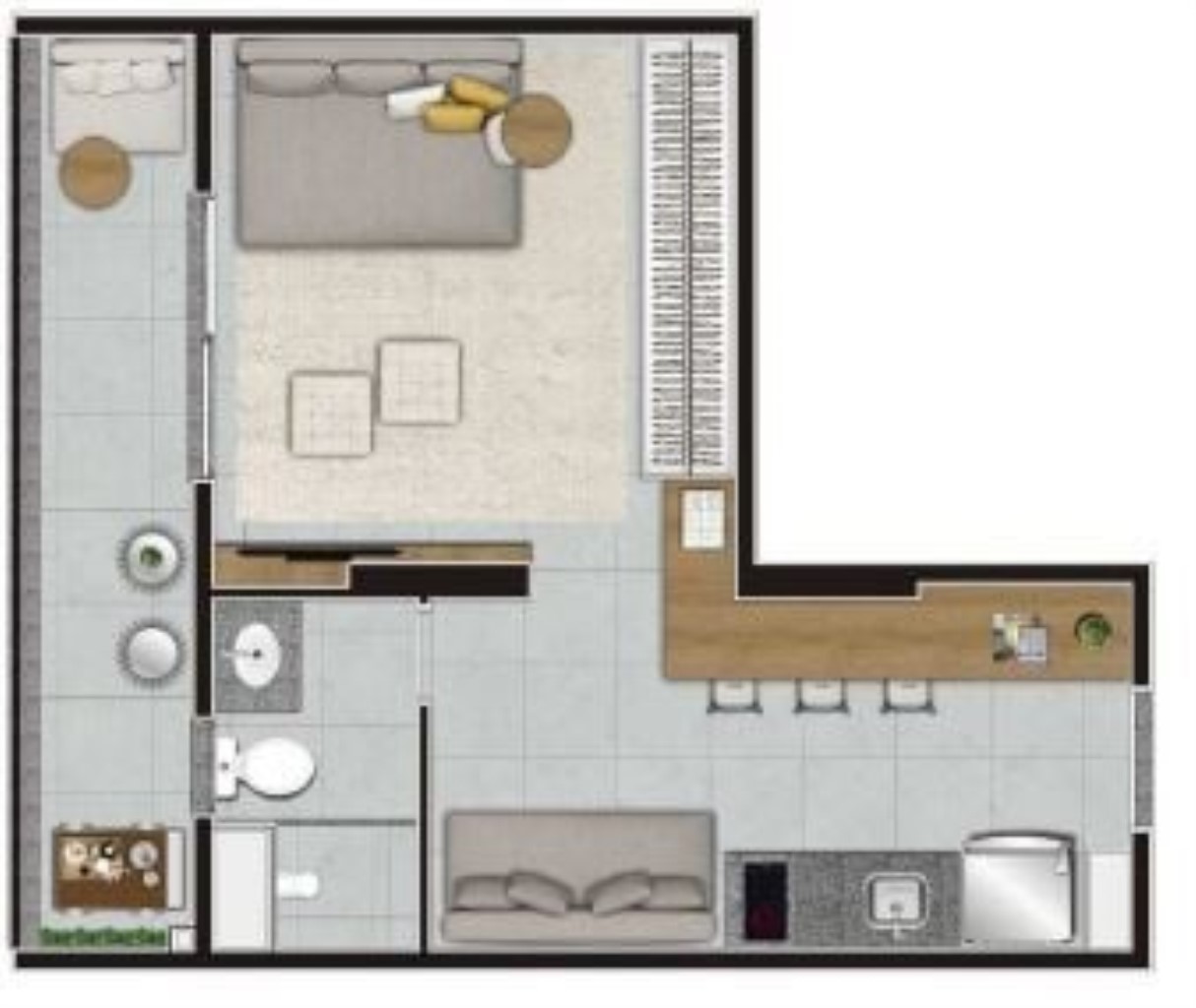 Apartamento, 1 quarto, 24 m² - Foto 22
