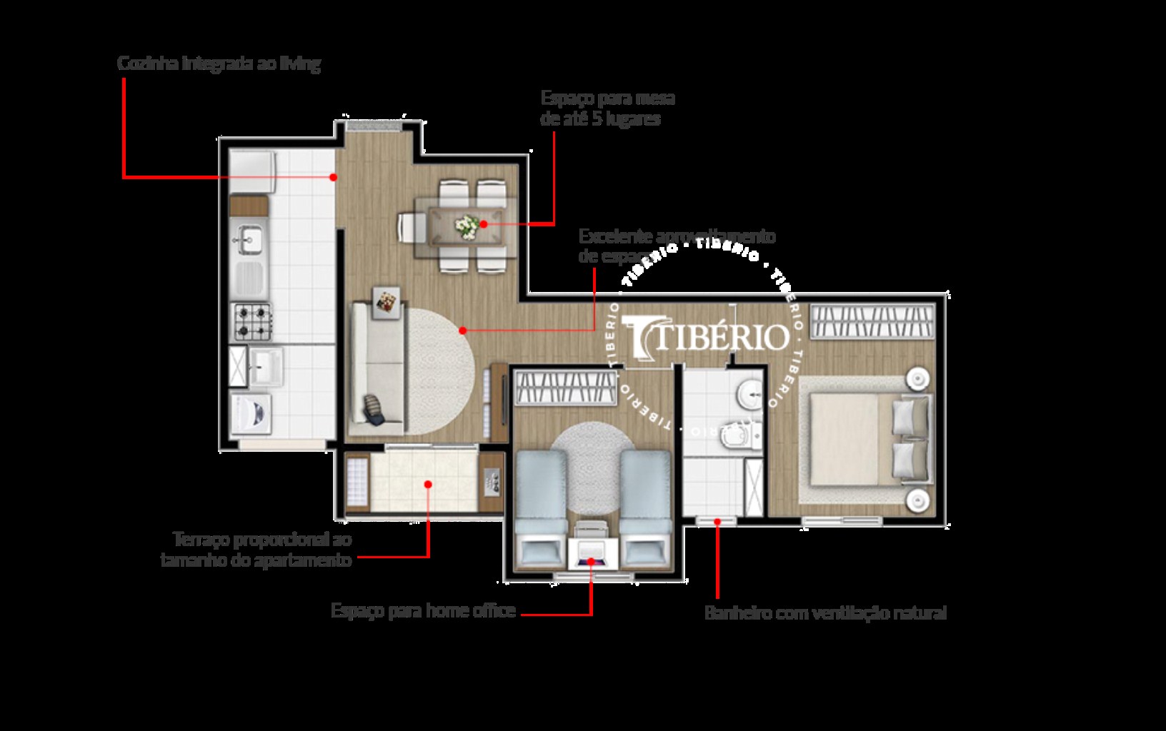 Apartamento, 3 quartos, 59 m² - Foto 36