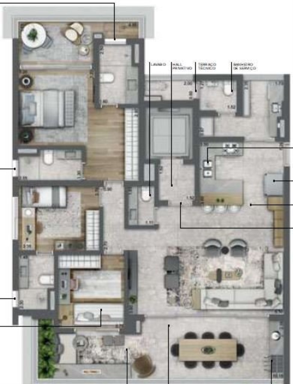 Apartamento, 3 quartos, 226 m² - Foto 18