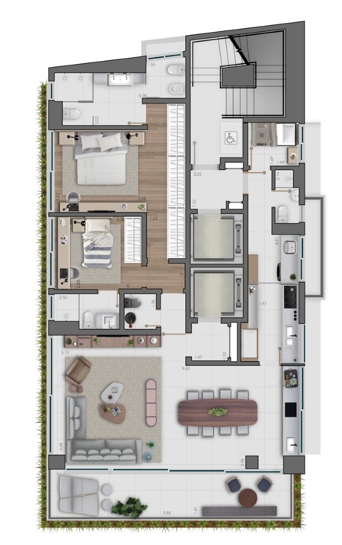 Apartamento, 2 quartos, 162 m² - Foto 24