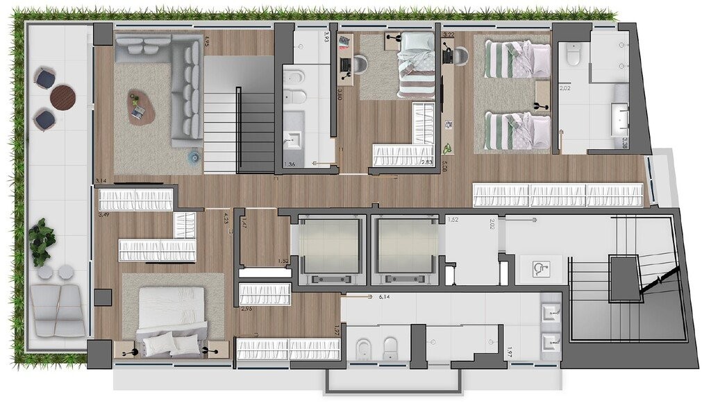 Apartamento, 2 quartos, 162 m² - Foto 28