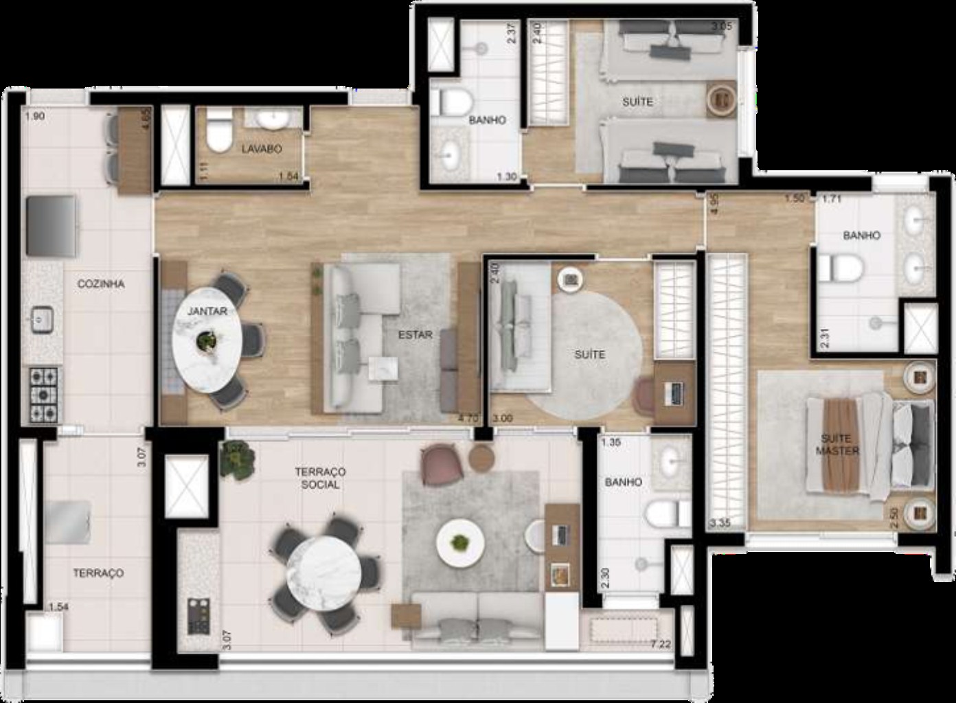 APARTAMENTO RESIDENCIAL em São Paulo - SP, Tatuapé