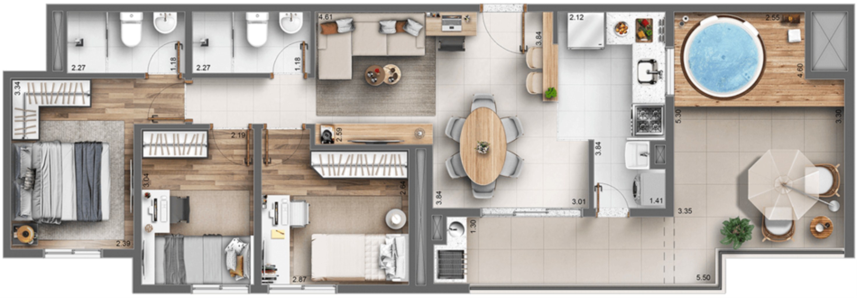 Apartamento, 2 quartos, 45 m² - Foto 45