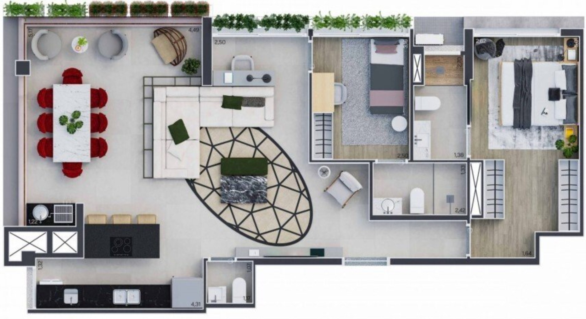 APARTAMENTO RESIDENCIAL em São Paulo - SP, Pinheiros