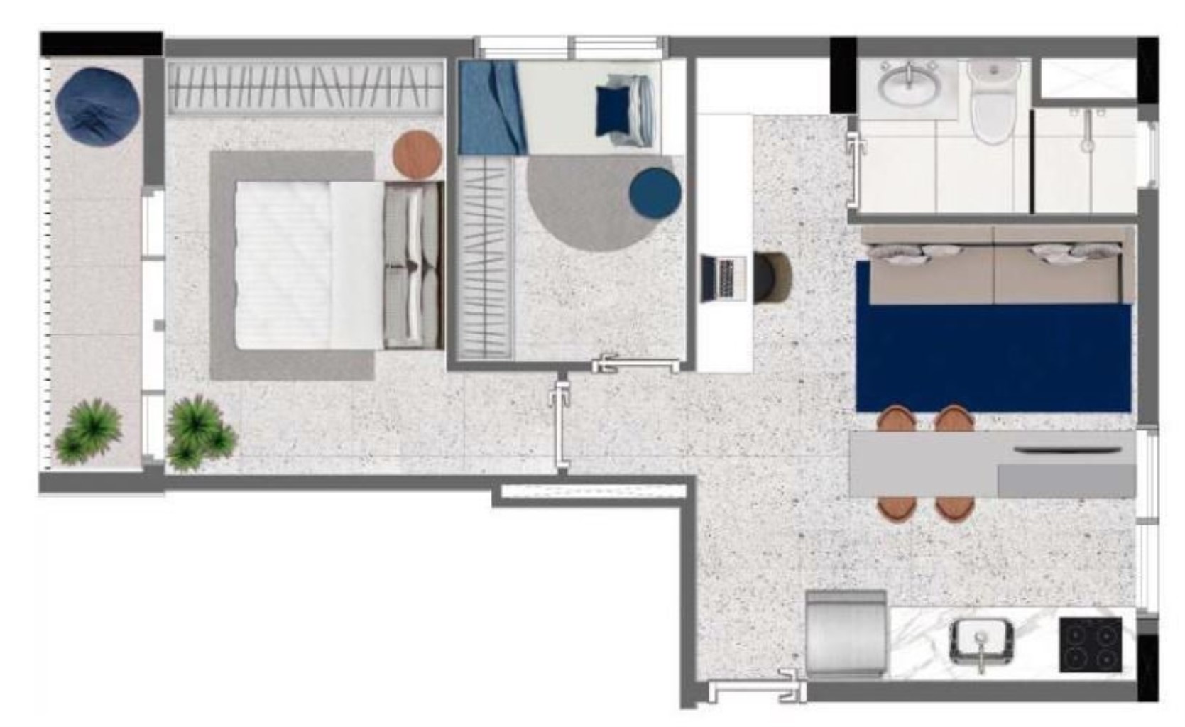 Apartamento, 1 quarto, 46 m² - Foto 18