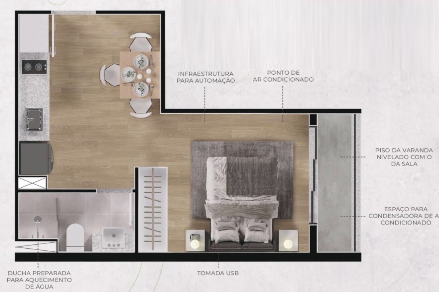 STUDIO RESIDENCIAL em São Paulo - SP, Jardins