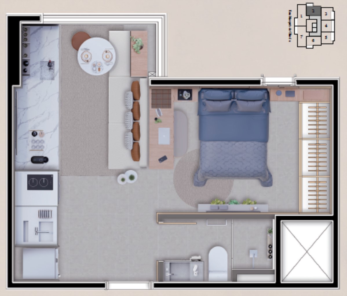 Apartamento, 2 quartos, 42 m² - Foto 20