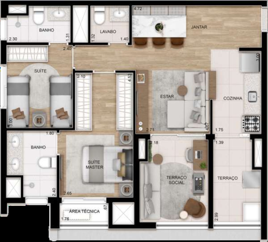 APARTAMENTO RESIDENCIAL em São Paulo - SP, Tatuapé