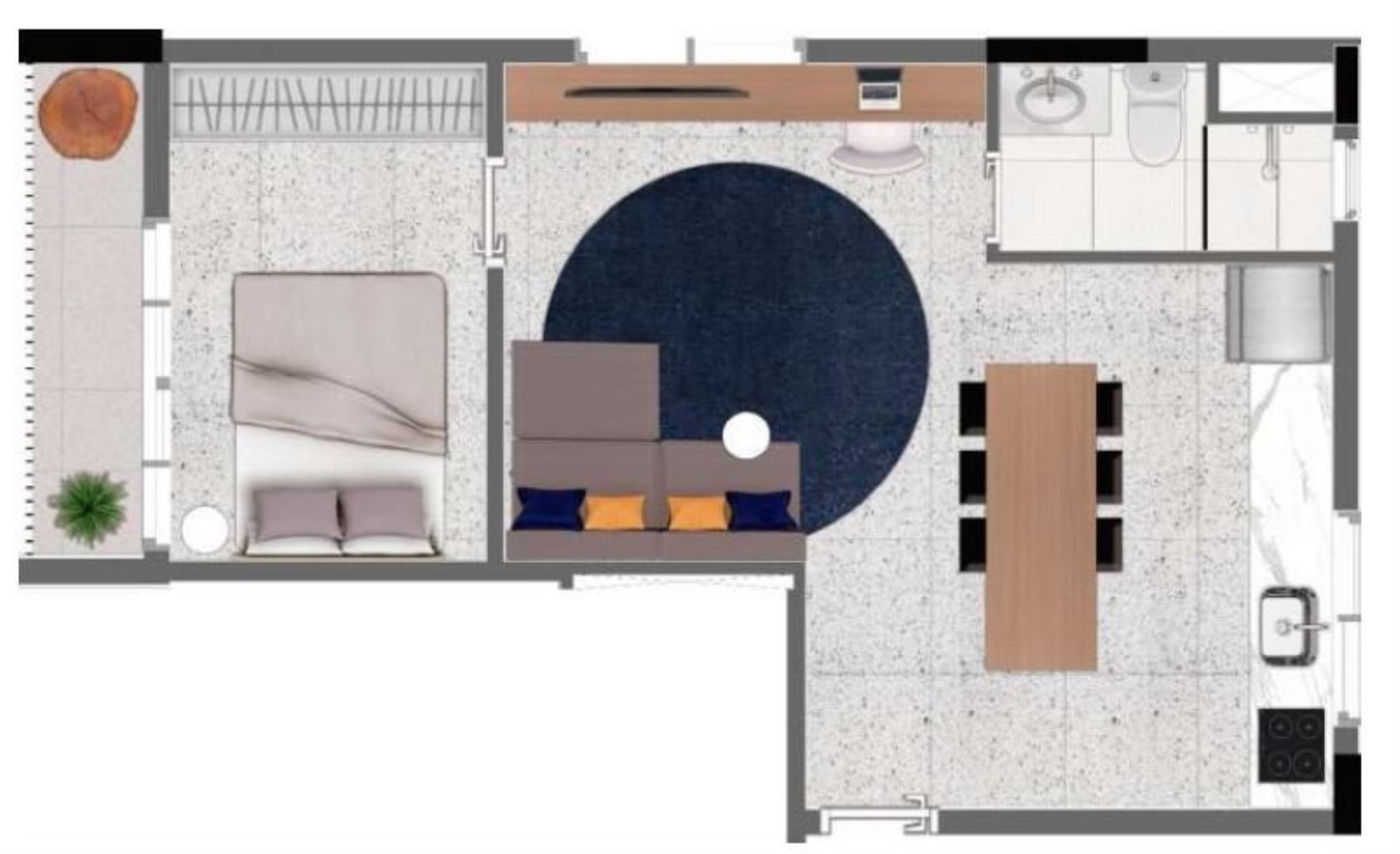 Apartamento, 1 quarto, 46 m² - Foto 19