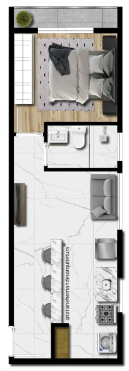 Apartamento, 1 quarto, 27 m² - Foto 16