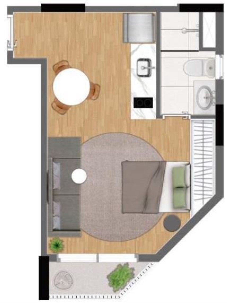 Apartamento, 1 quarto, 46 m² - Foto 16