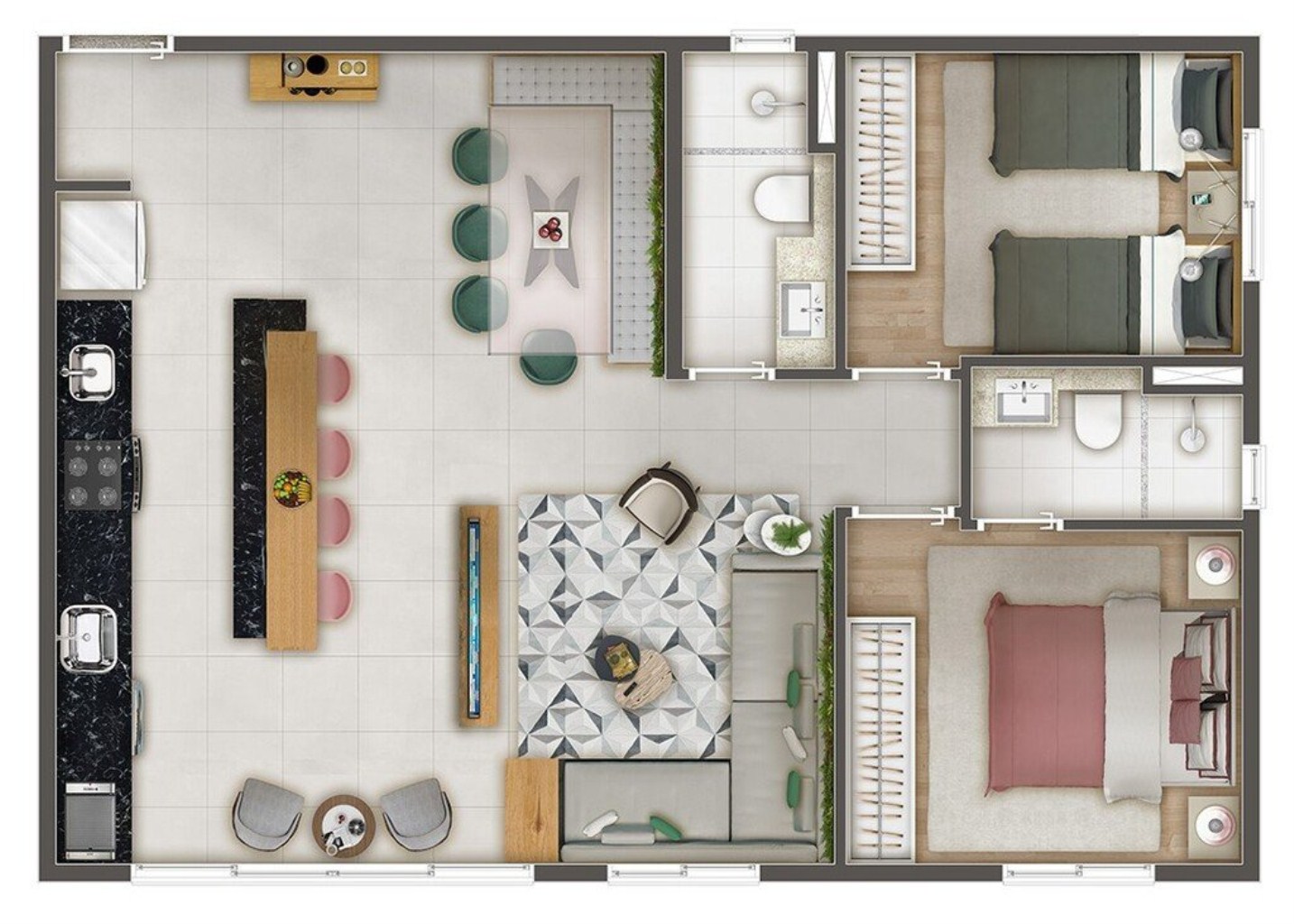 Apartamento, 3 quartos, 90 m² - Foto 22