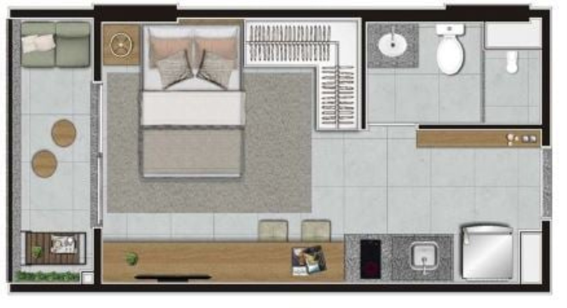 Apartamento, 1 quarto, 24 m² - Foto 19
