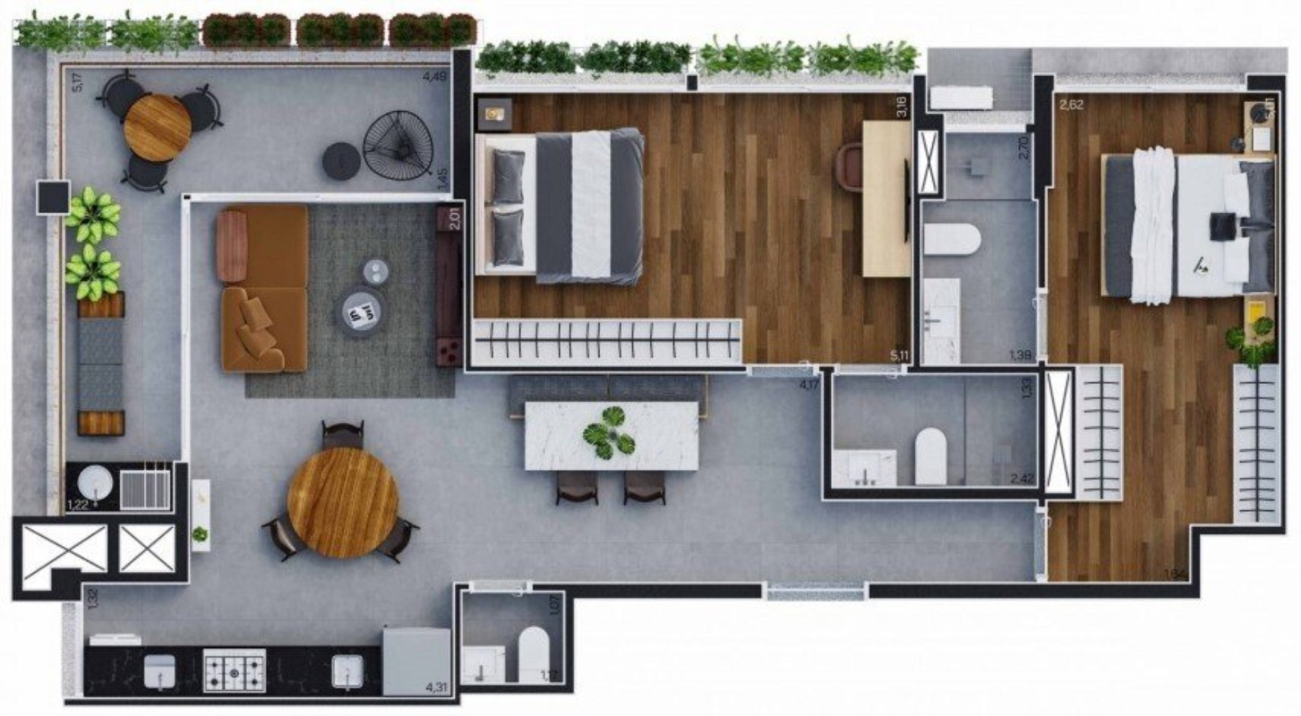 APARTAMENTO RESIDENCIAL em São Paulo - SP, Pinheiros