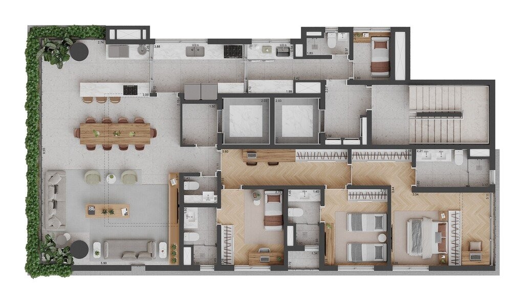 Apartamento, 3 quartos, 432 m² - Foto 21