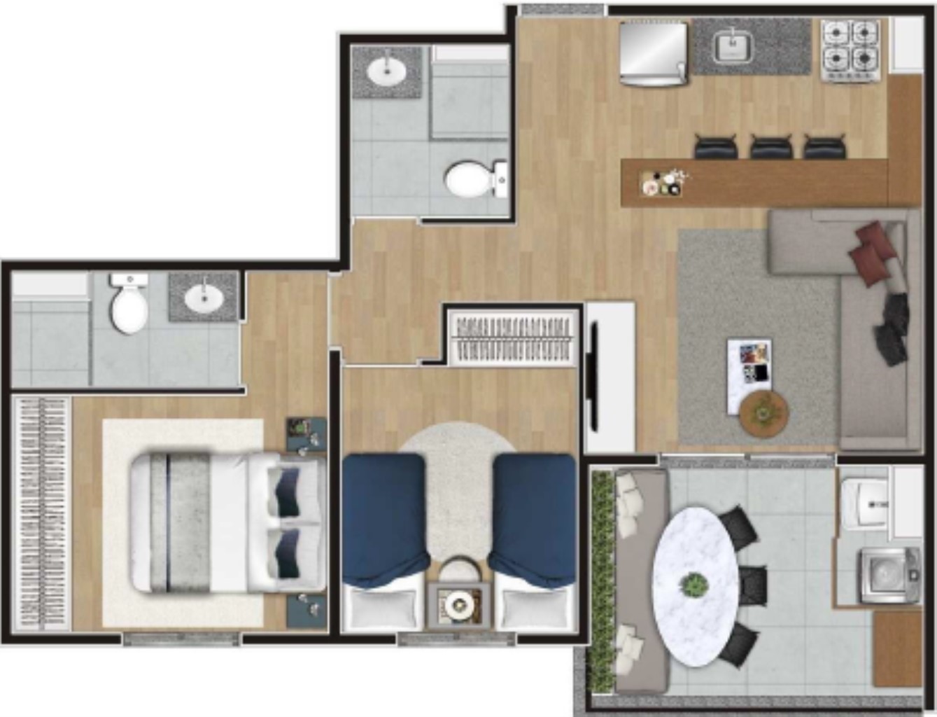Apartamento, 1 quarto, 24 m² - Foto 16