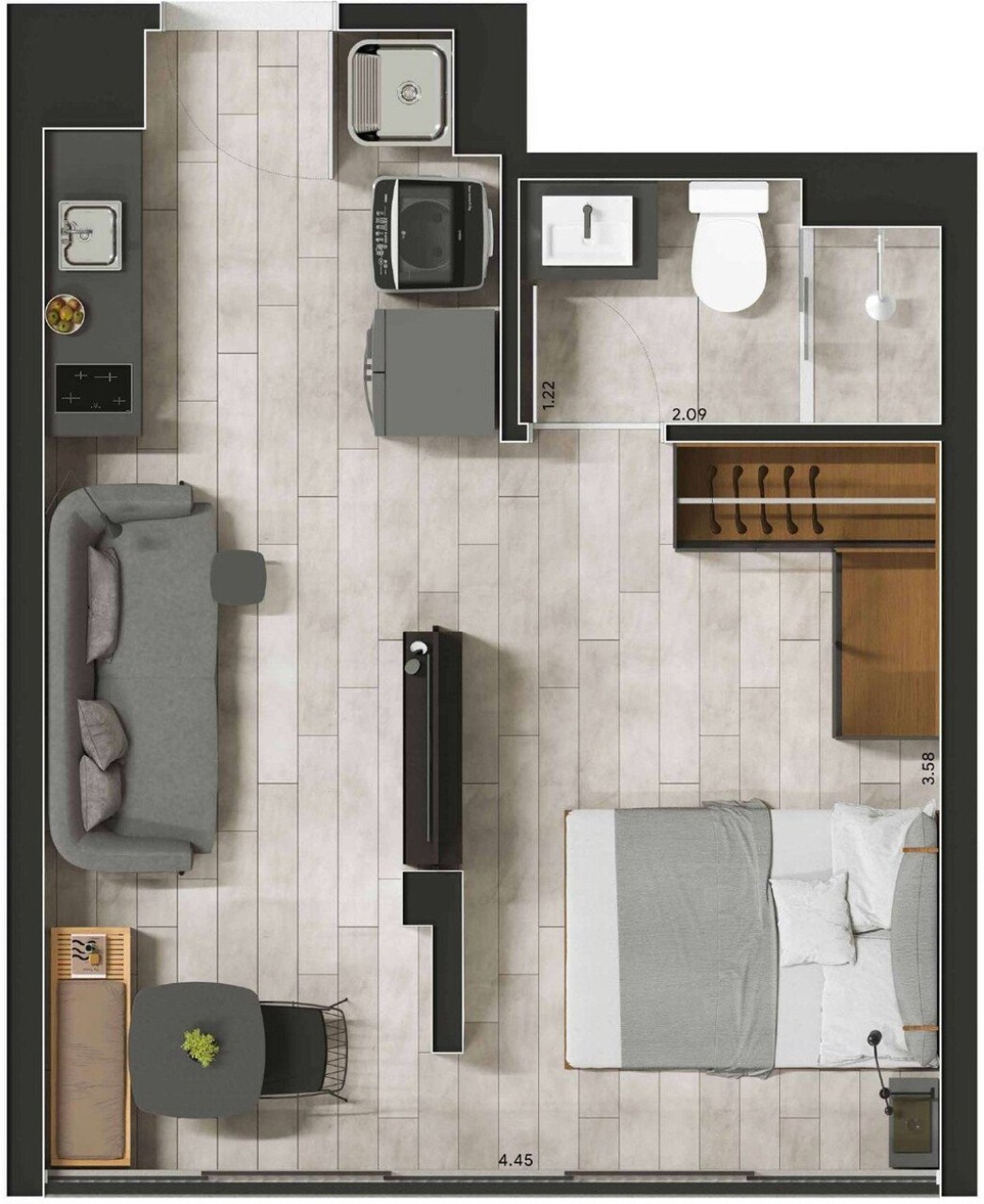 Apartamento, 2 quartos, 36 m² - Foto 25