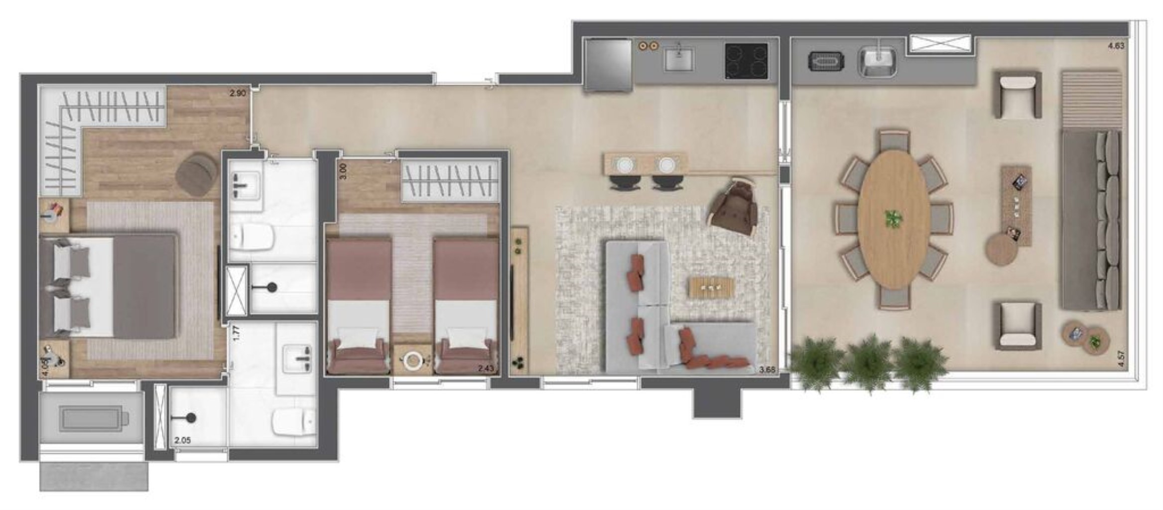 Apartamento, 3 quartos, 141 m² - Foto 40