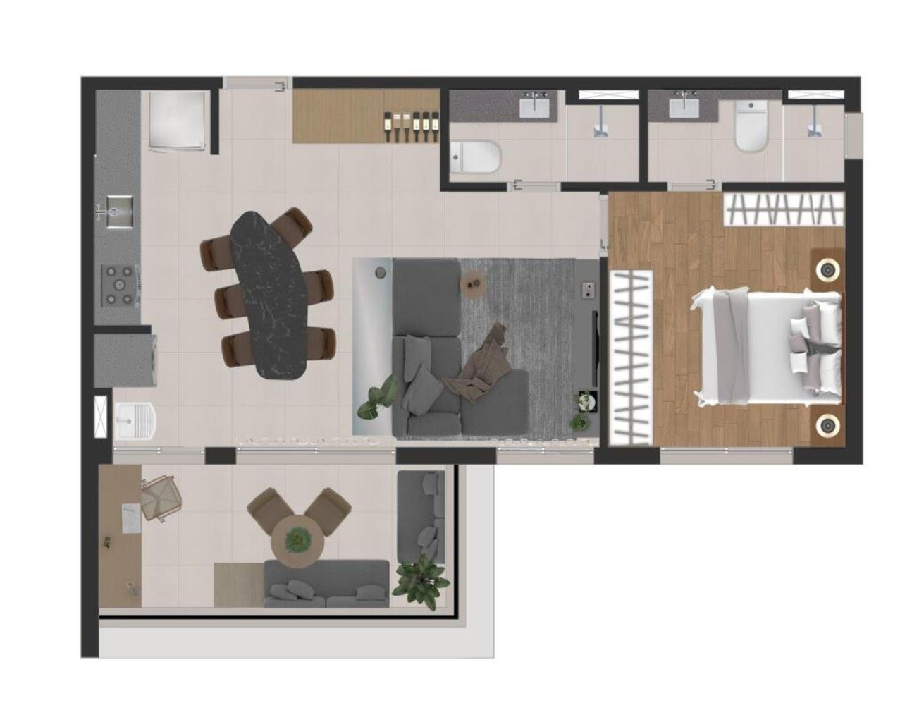Apartamento, 2 quartos, 59 m² - Foto 37