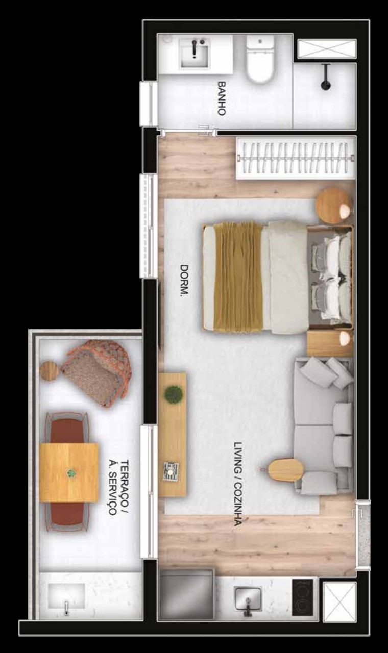 Apartamento, 1 quarto, 24 m² - Foto 32