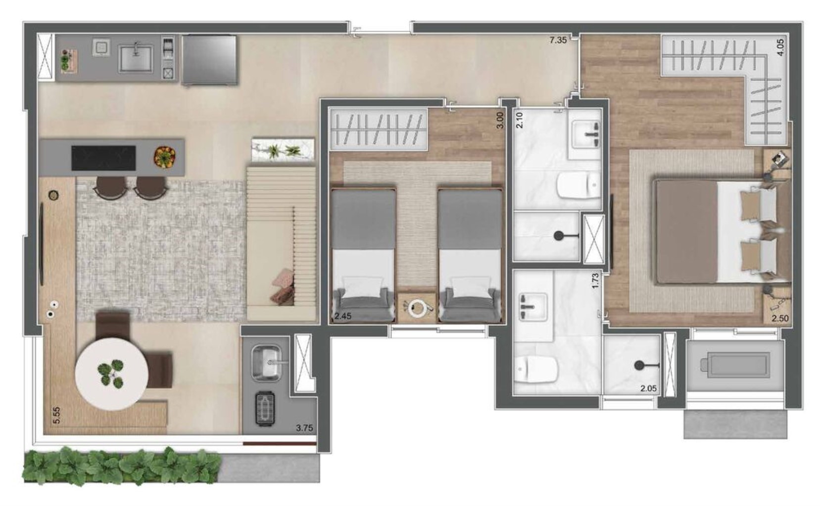 Apartamento, 3 quartos, 141 m² - Foto 39