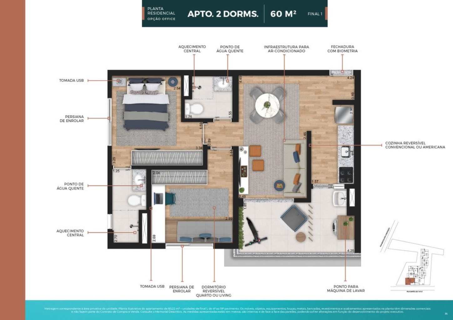 Apartamento, 2 quartos, 60 m² - Foto 33