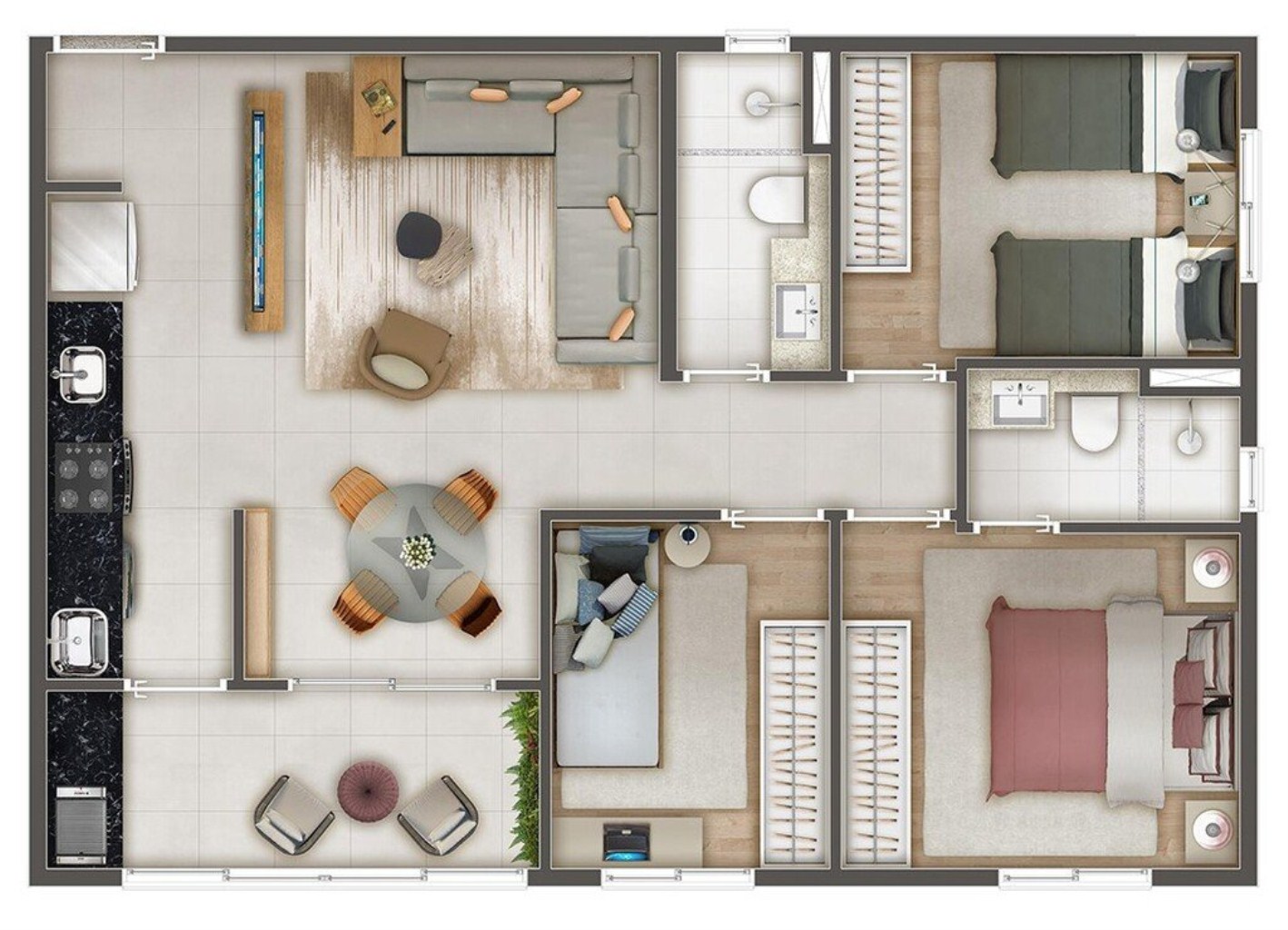 Apartamento, 3 quartos, 90 m² - Foto 21