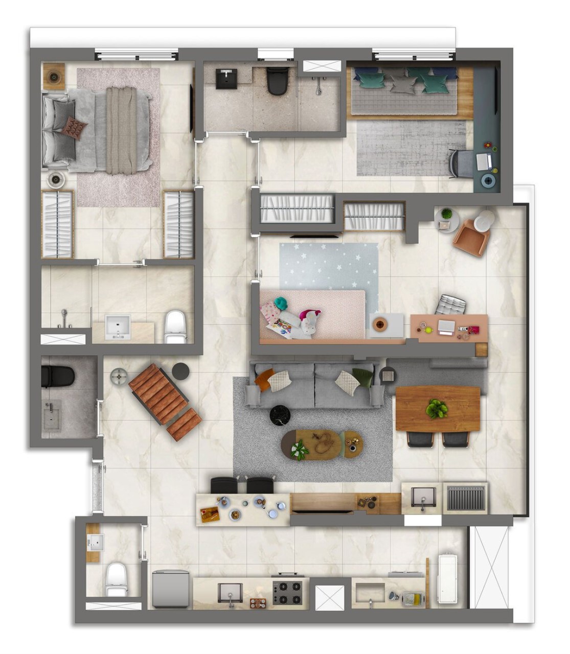 Apartamento, 1 quarto, 23 m² - Foto 22