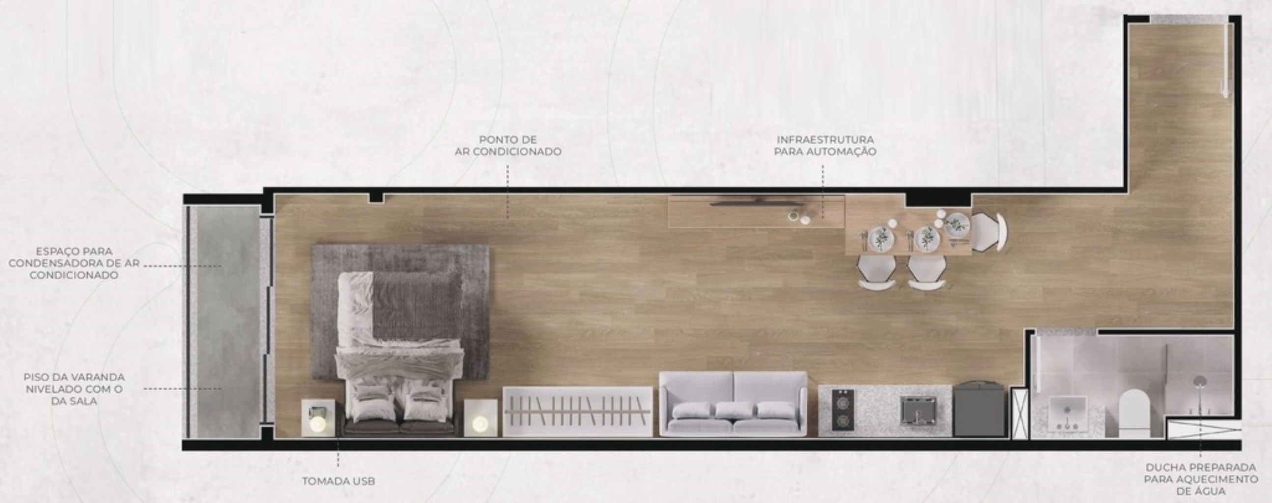 STUDIO RESIDENCIAL em São Paulo - SP, Jardins