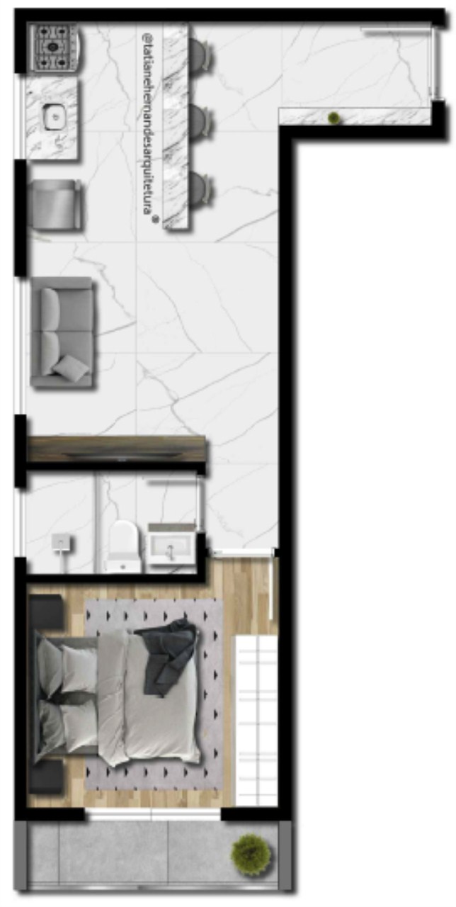Apartamento, 1 quarto, 27 m² - Foto 19