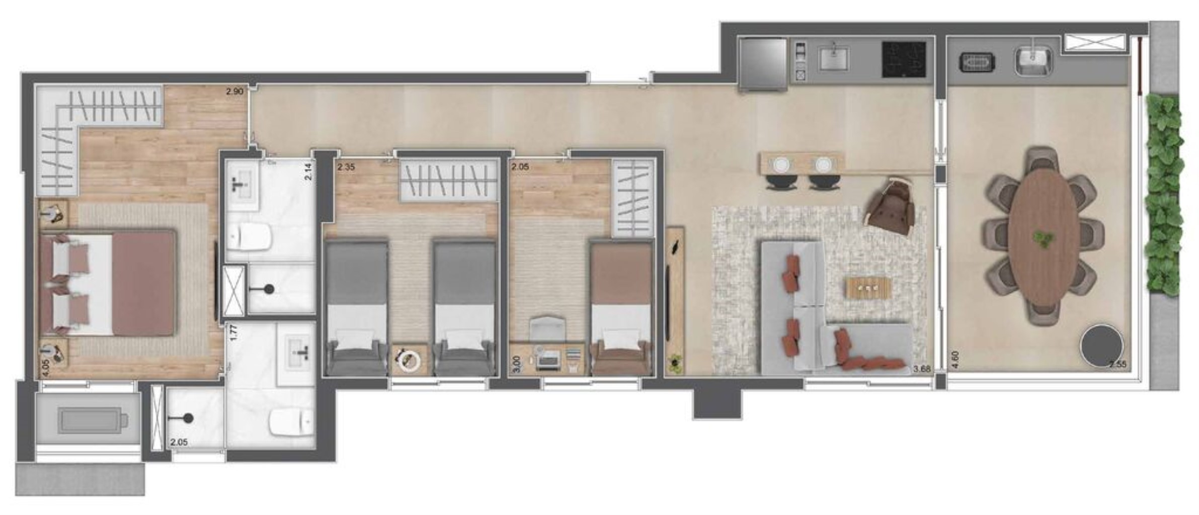 Apartamento, 3 quartos, 141 m² - Foto 41