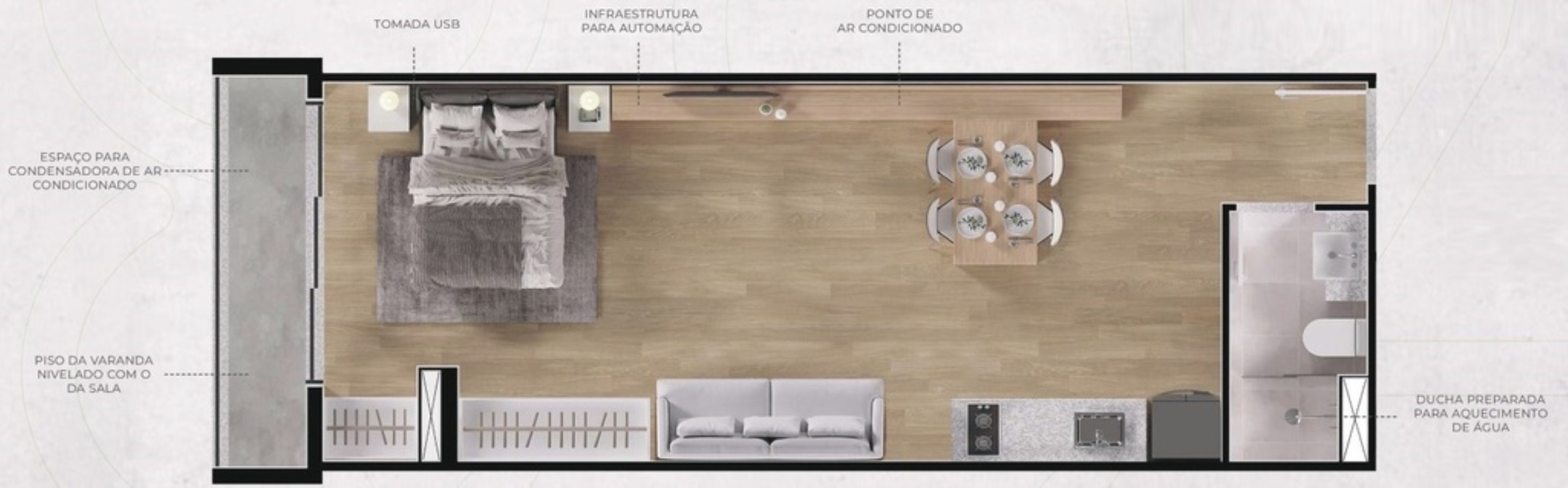 STUDIO RESIDENCIAL em São Paulo - SP, Jardins