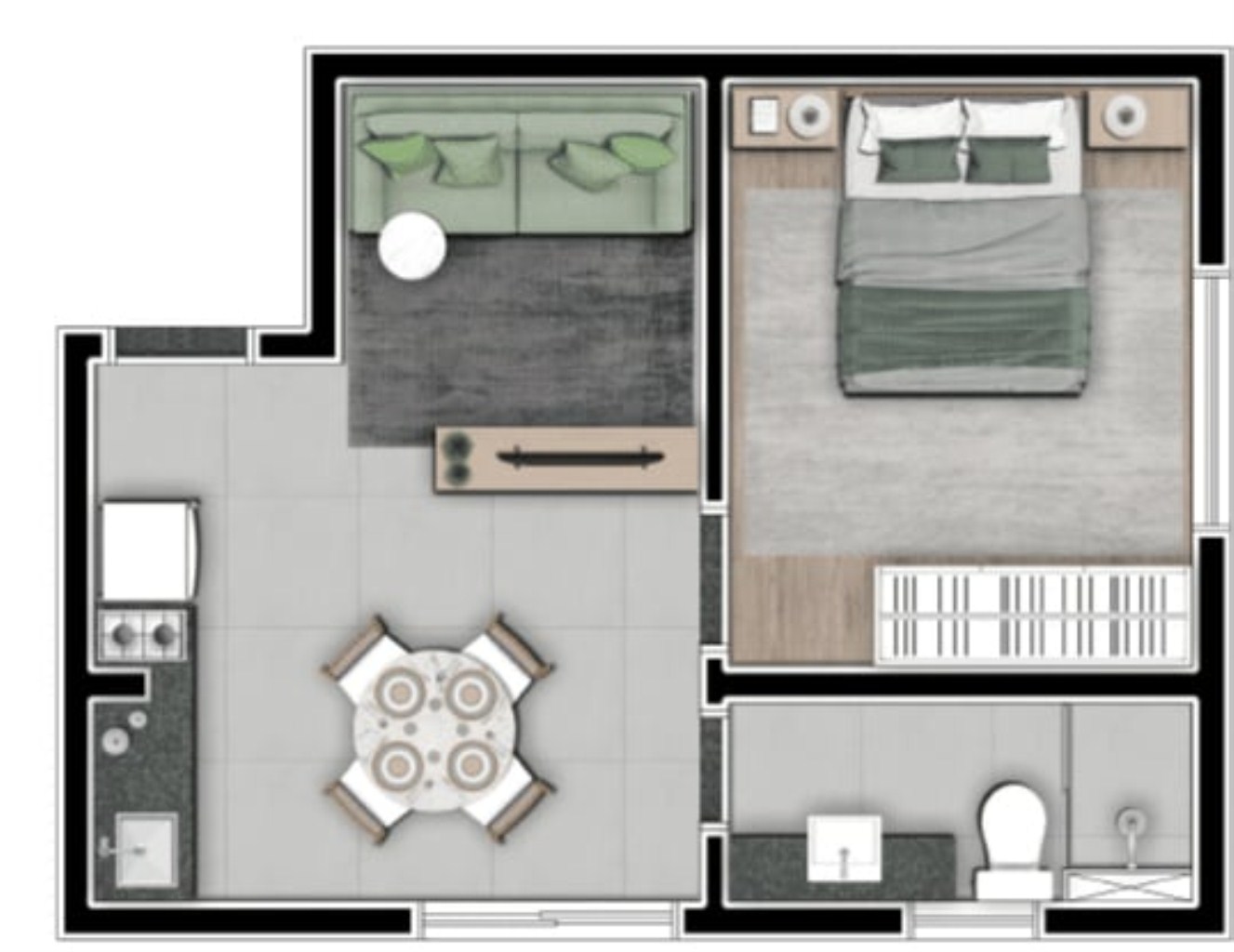 Apartamento, 1 quarto, 34 m² - Foto 25
