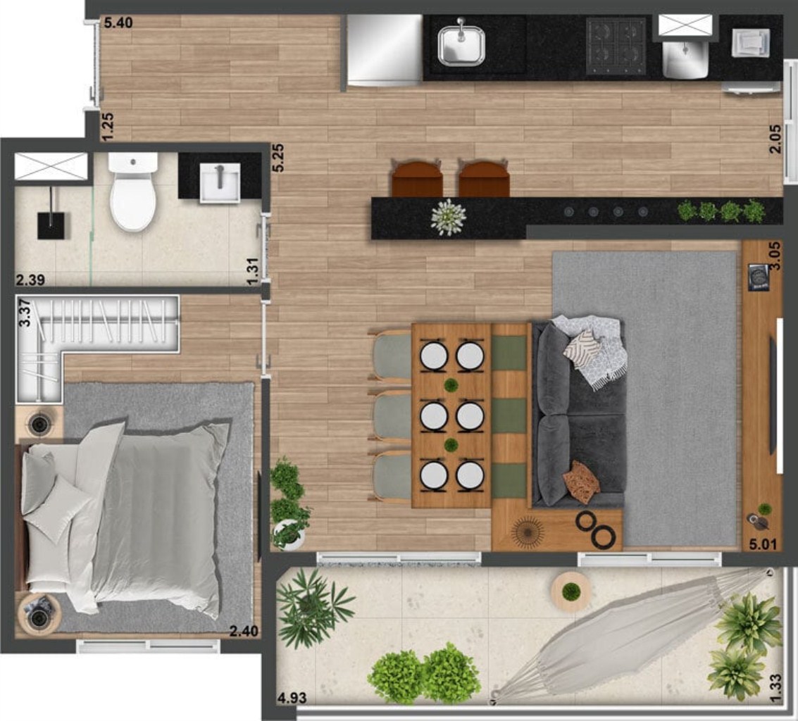 Apartamento, 2 quartos, 51 m² - Foto 7