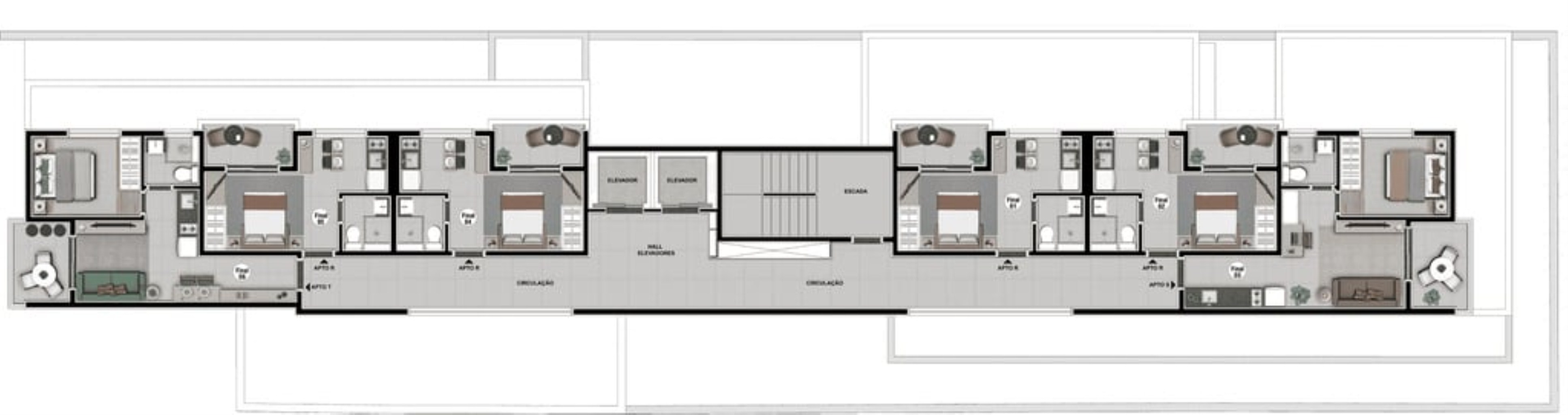 Apartamento, 1 quarto, 33 m² - Foto 21