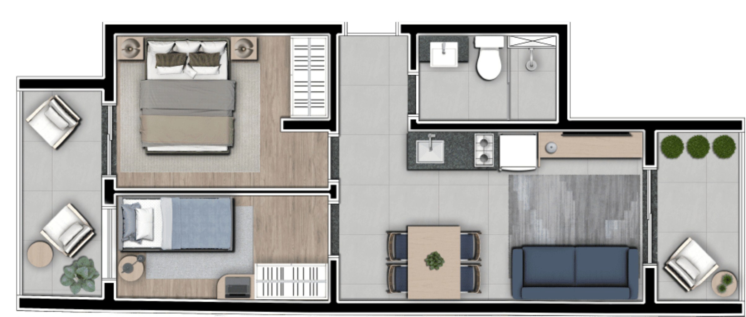 Apartamento, 1 quarto, 33 m² - Foto 30