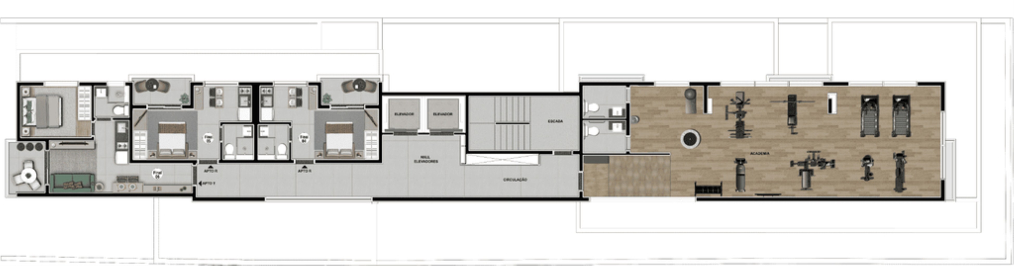 Apartamento, 1 quarto, 34 m² - Foto 16
