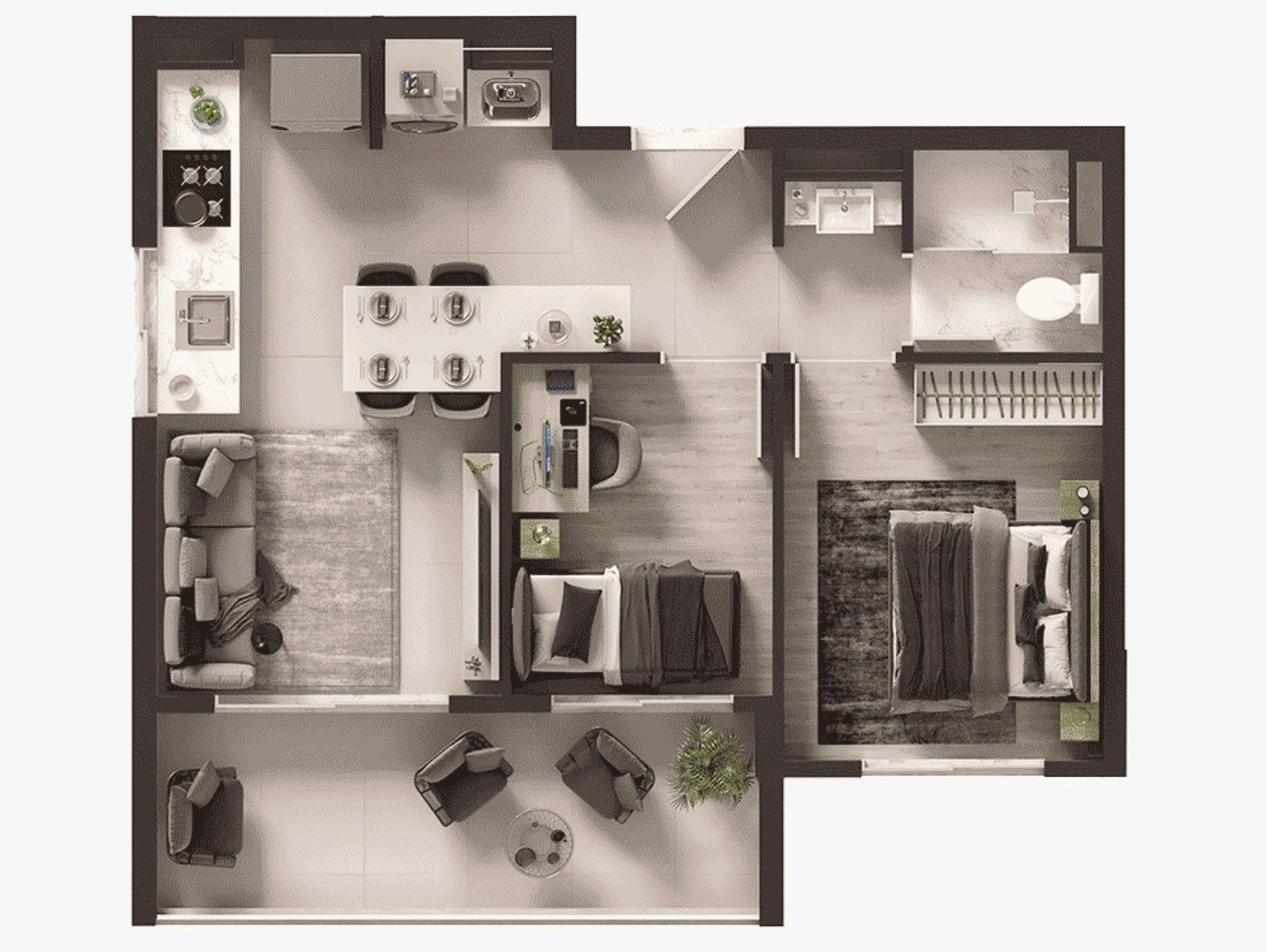 Apartamento, 1 quarto, 33 m² - Foto 18