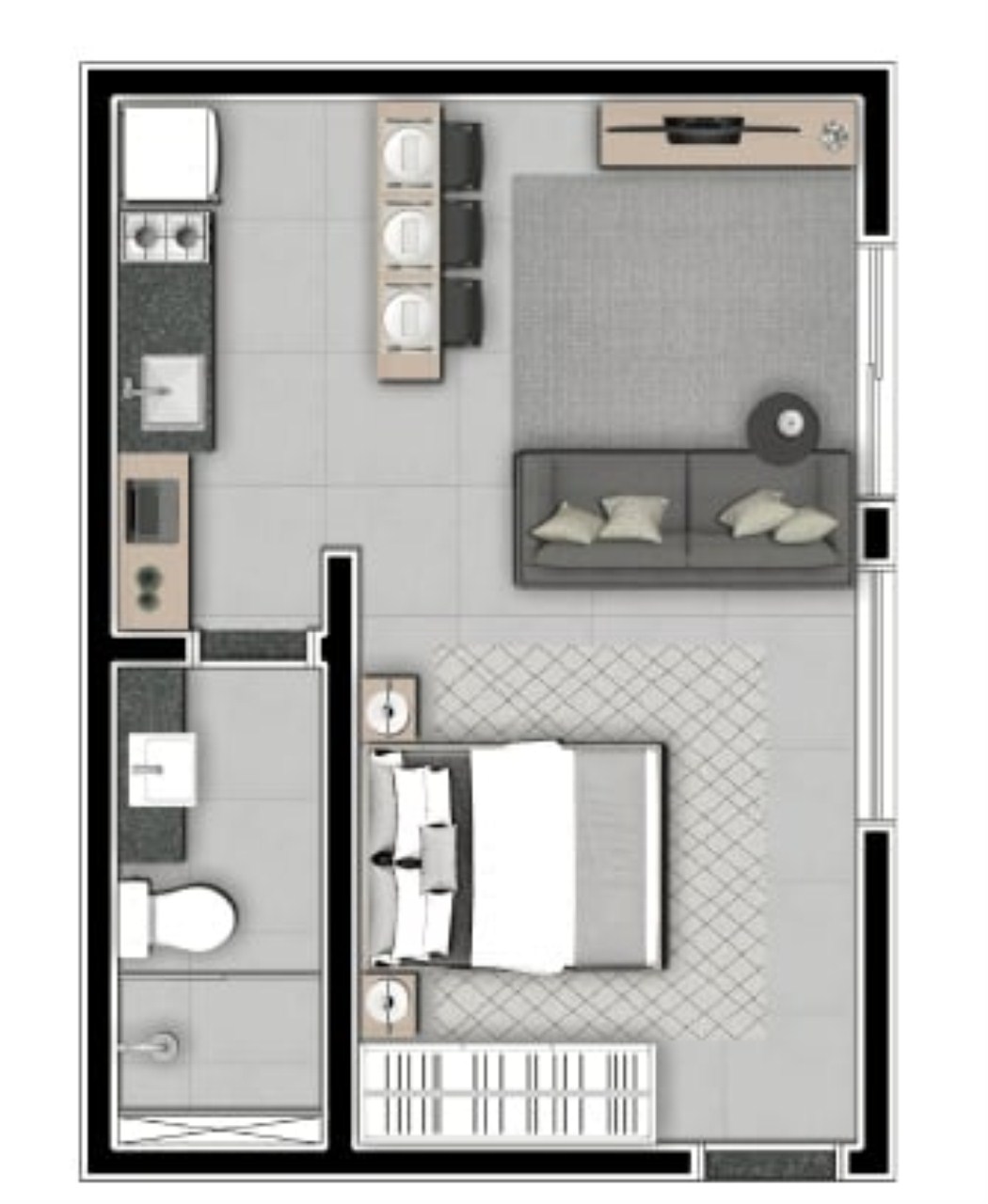 Apartamento, 1 quarto, 33 m² - Foto 26