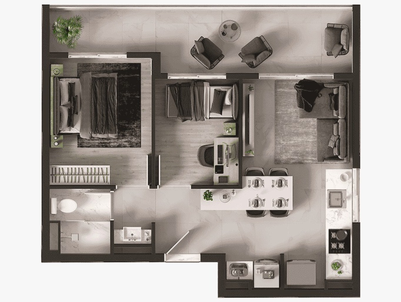 Apartamento, 1 quarto, 33 m² - Foto 19
