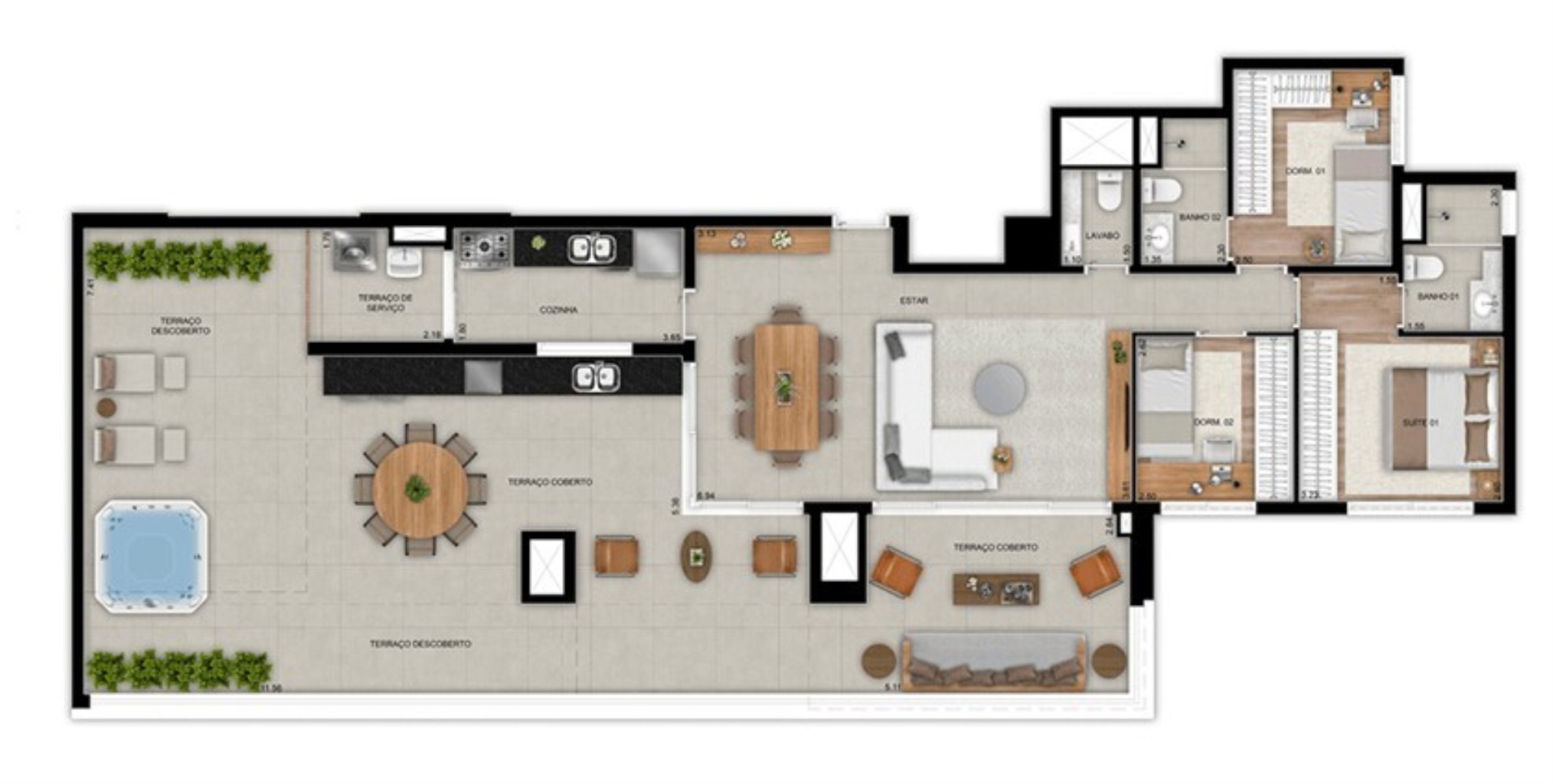Apartamento, 3 quartos, 119 m² - Foto 31