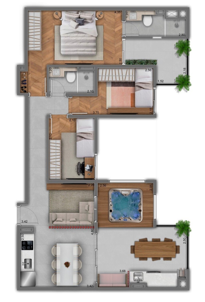Apartamento, 3 quartos, 98 m² - Foto 28