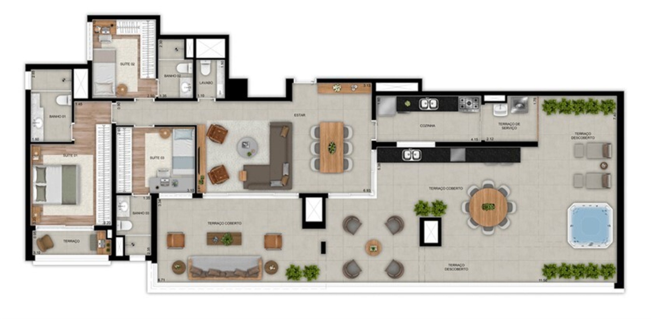 Apartamento, 3 quartos, 119 m² - Foto 32