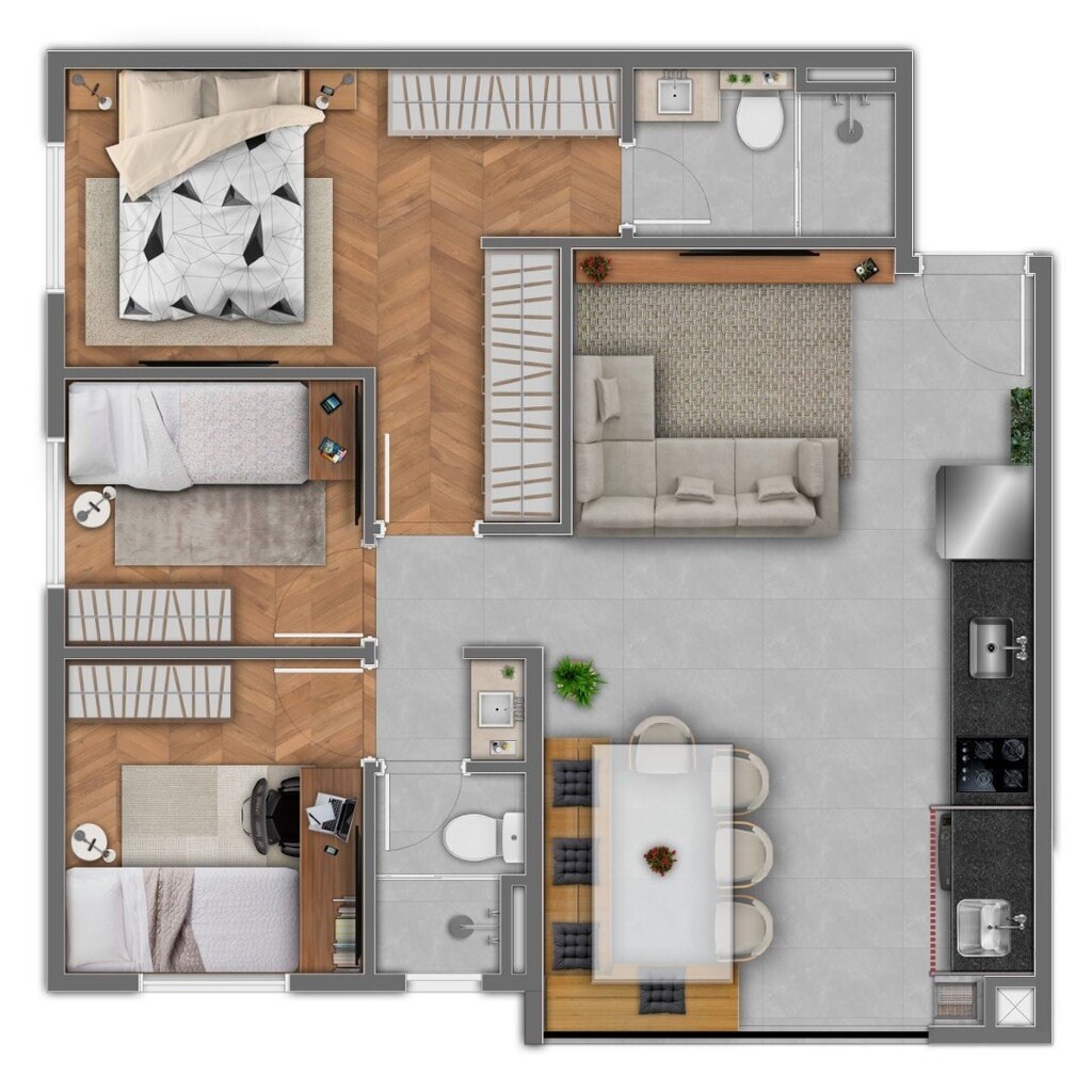 Apartamento, 3 quartos, 98 m² - Foto 27