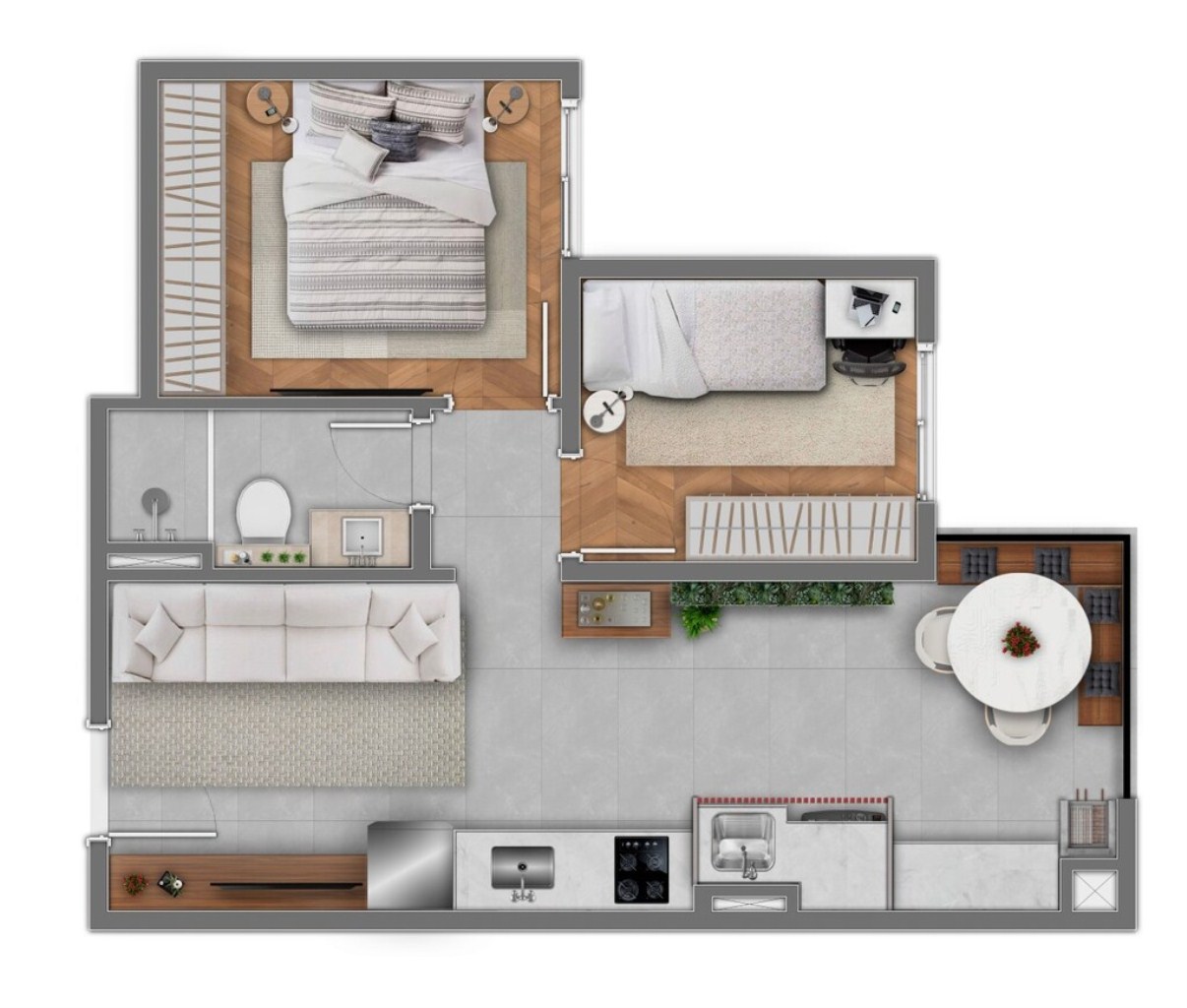 Apartamento, 2 quartos, 40 m² - Foto 11