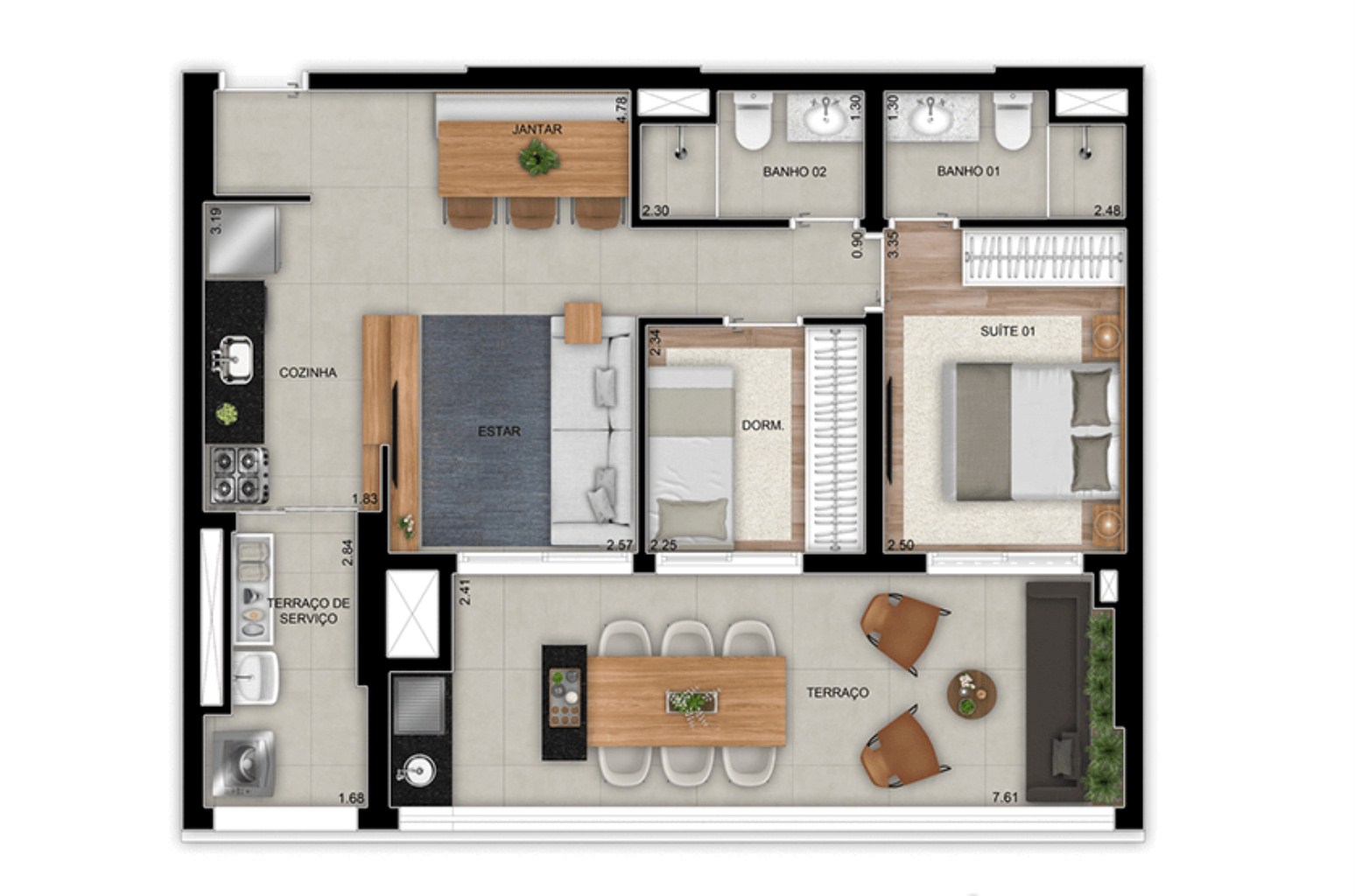 Apartamento, 3 quartos, 119 m² - Foto 25
