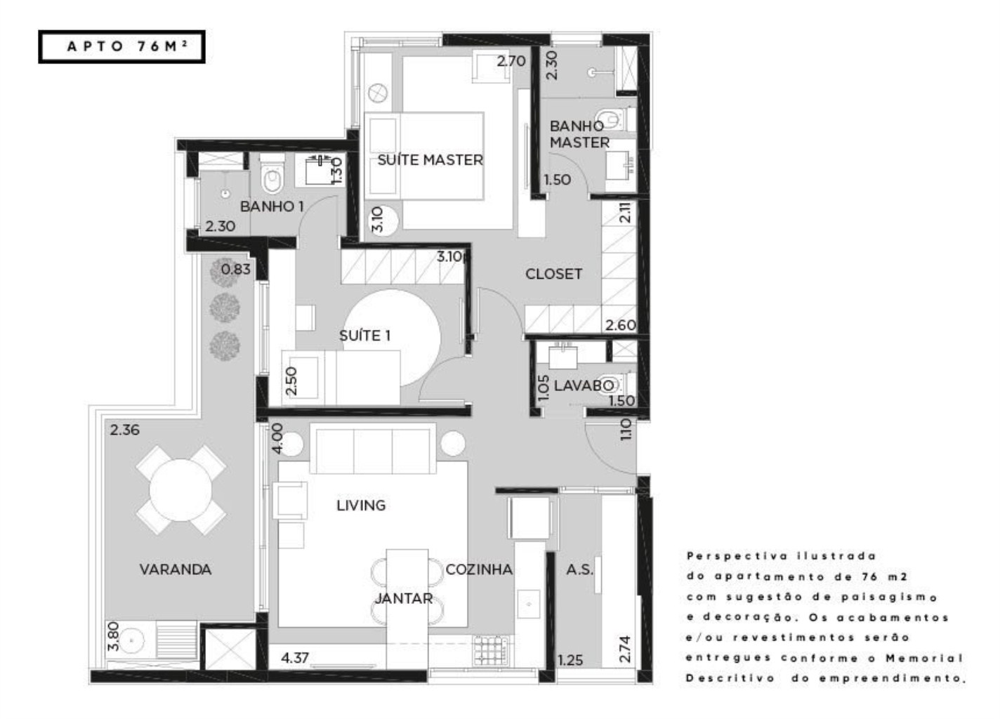Apartamento, 2 quartos, 76 m² - Foto 22